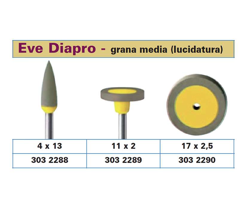 EVE DIAPRO GRANA MEDIA 4X13 MM