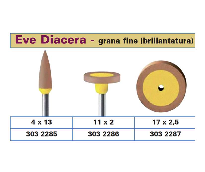 EVE DIACERA GRANA FINE 4X13 MM 1PZ