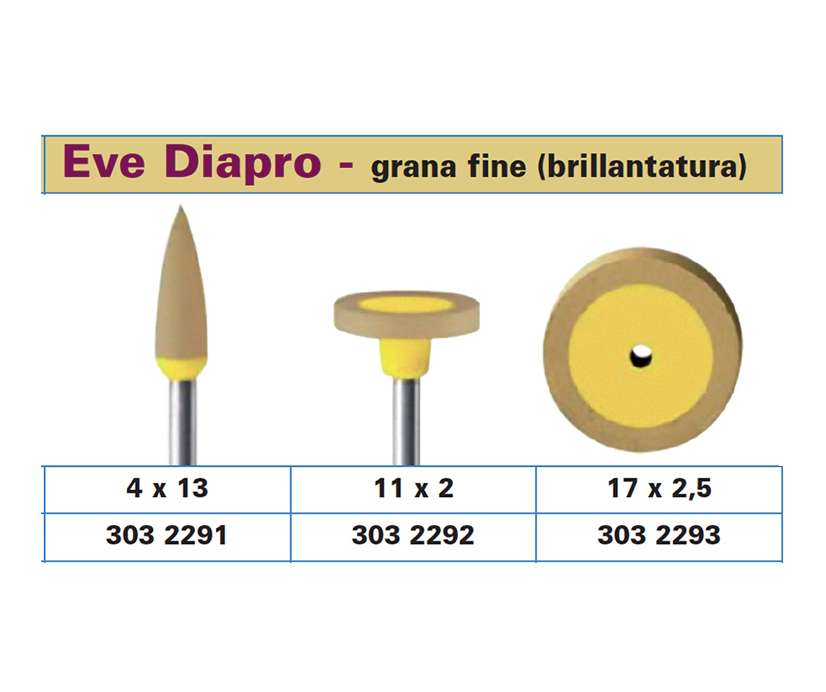 EVE DIAPRO GRANA FINE 4X13 MM 1PZ