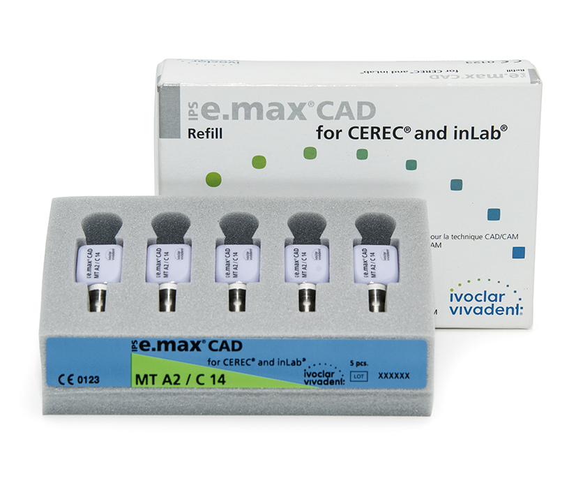 IPS E.MAX CAD CER/INLAB 680028 MT C14 A1 5pz