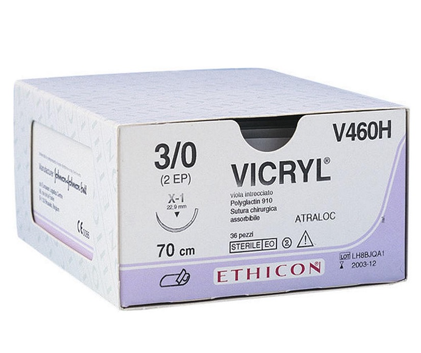 SUTURES VICRYL V303H 5/0 36pc