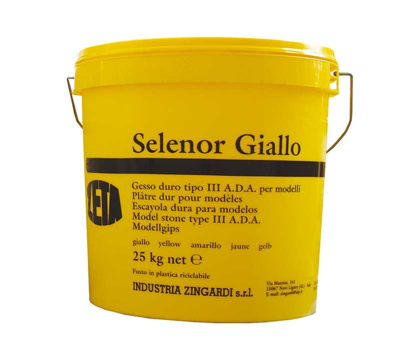 SELENOR GESSO GIALLO FUSTO 25kg